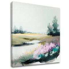 Tájkép vásznon Szokatlan hely a réten | 50x50 cm