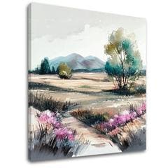 Tájkép vásznon Utazás az ismeretlen földre | 50x50 cm