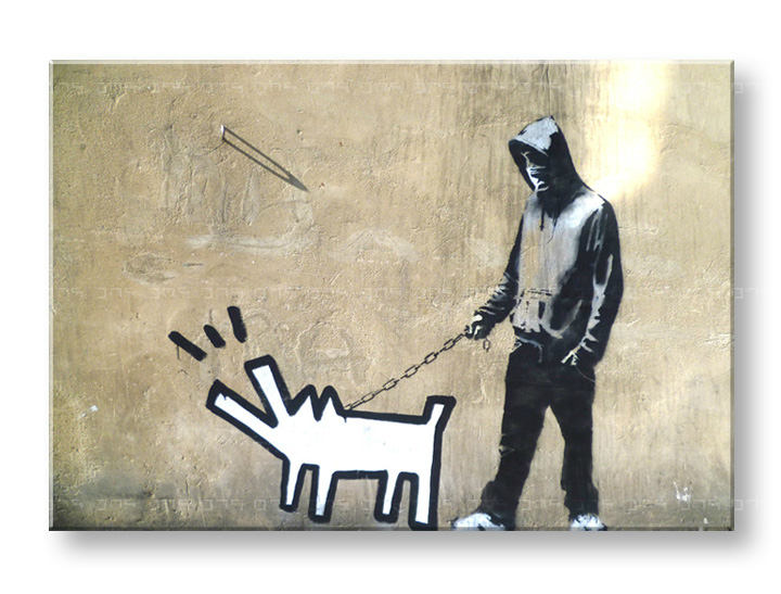Vászonkép Street Art - Banksy 