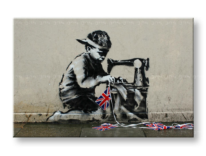 Vászonkép Street Art - Banksy 