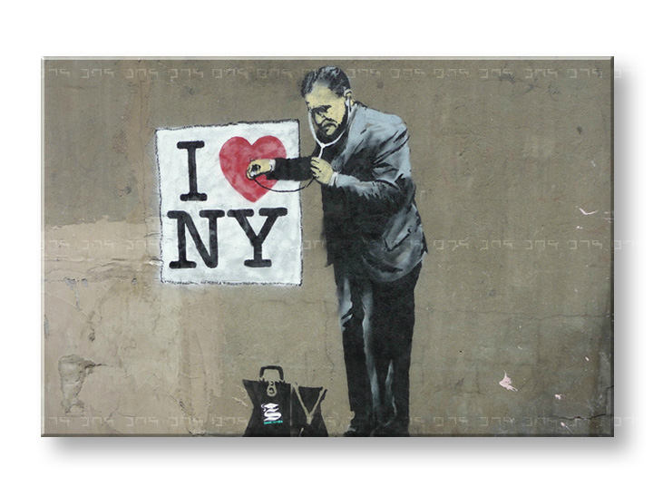Vászonkép Street Art - Banksy 