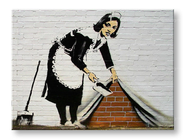 Vászonkép Street Art - Banksy 
