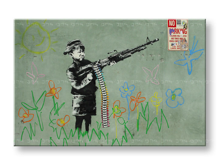 Vászonkép Street Art - Banksy 