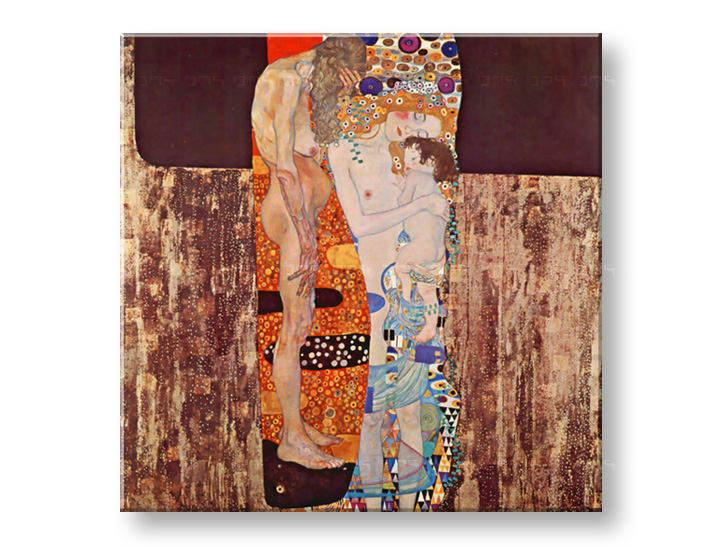 Vászonkép AZ ASSZONY HÁROM ÉLETKORA - Gustav Klimt REP039