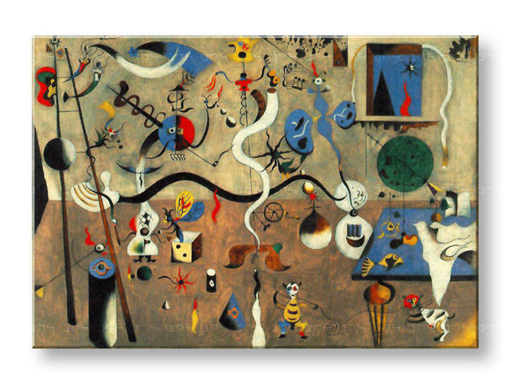 Vászonkép CARNIVAL OF HARLEQUIN - Joan Miro 