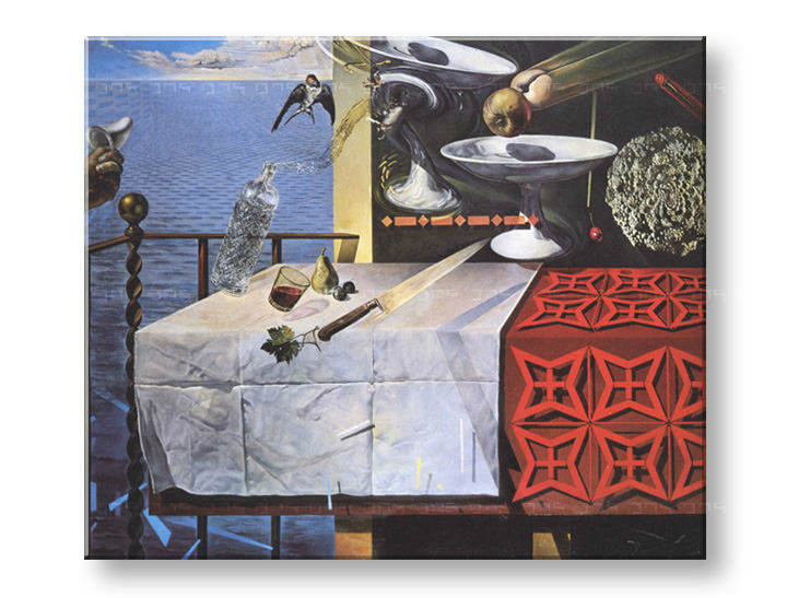 Vászonkép NATURA MORTE VIVENTE - Salvador Dalí  