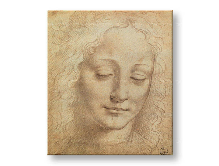 Vászonkép Női FEJ 3  Leonardo Da Vinci 