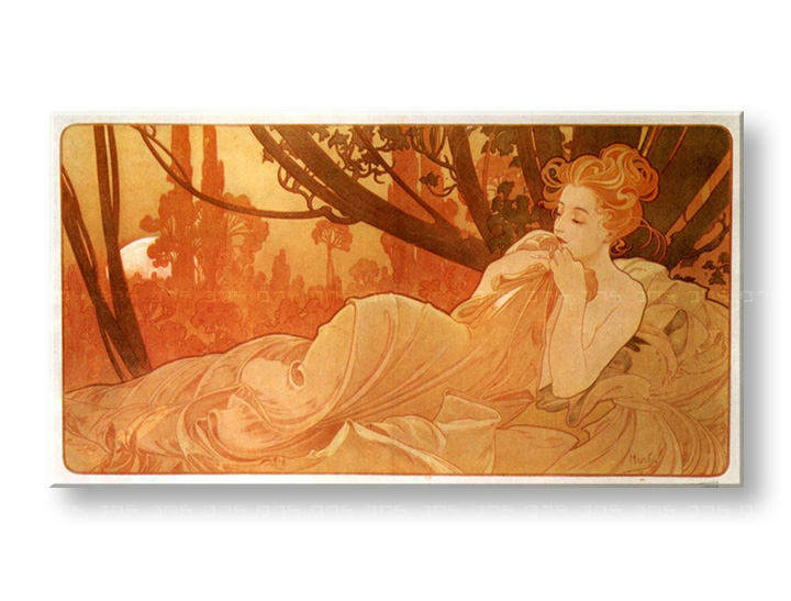 Vászonkép ALKONY - Alfons Mucha 