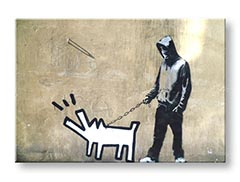 Vászonkép Street Art - Banksy XOBBA014O1