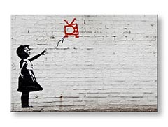 Vászonkép Street Art - Banksy XOBBA018O1