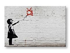 Vászonkép Street Art - Banksy 