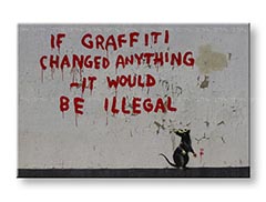 Vászonkép Street Art - Banksy 