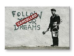 Vászonkép Street Art - Banksy 