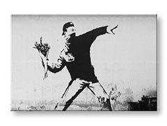 Vászonkép Street Art - Banksy XOBBA028O1